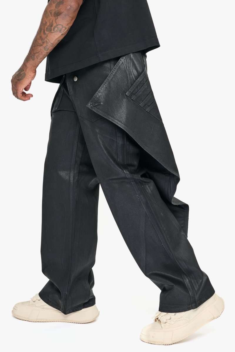 Gozai Black Waxed Baggy – Valabasas