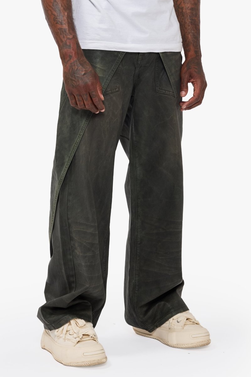 Gozai Vintage Olive Waxed Baggy - Valabasas