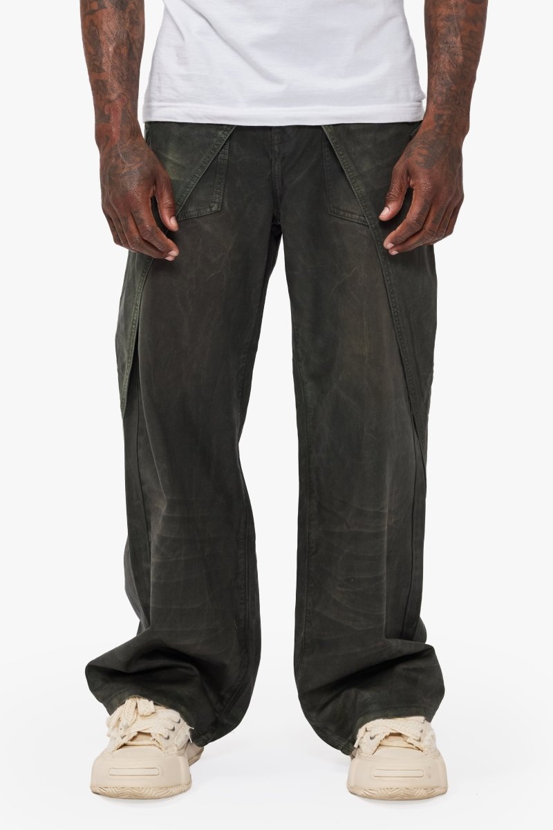 Gozai Vintage Olive Waxed Baggy - Valabasas