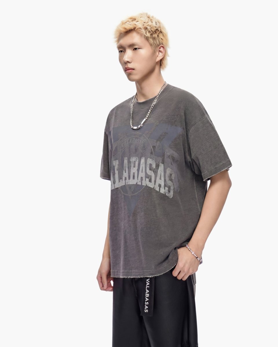 Graduate Vintage Grey Tee - Valabasas