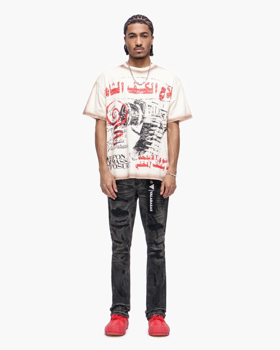 Graft Stacked Denim Grey Washed – Valabasas