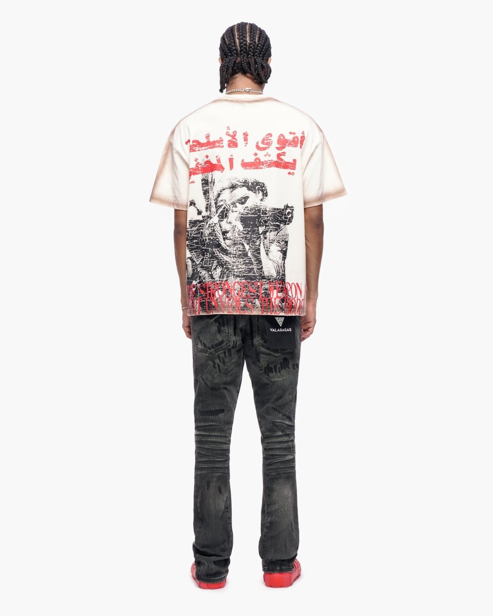 Graft Stacked Denim Grey Washed - Valabasas