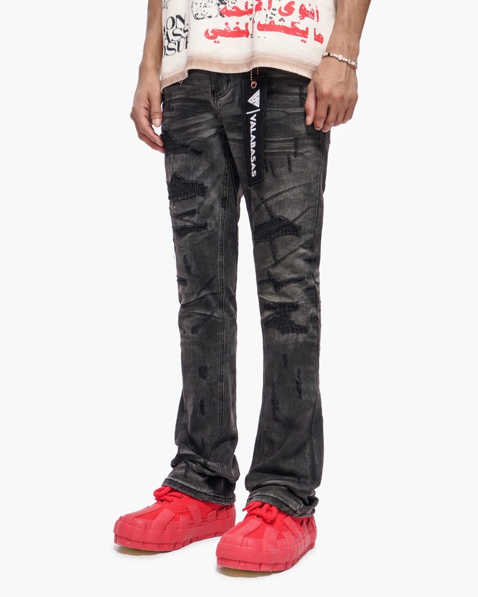 Graft Stacked Denim Grey Washed - Valabasas