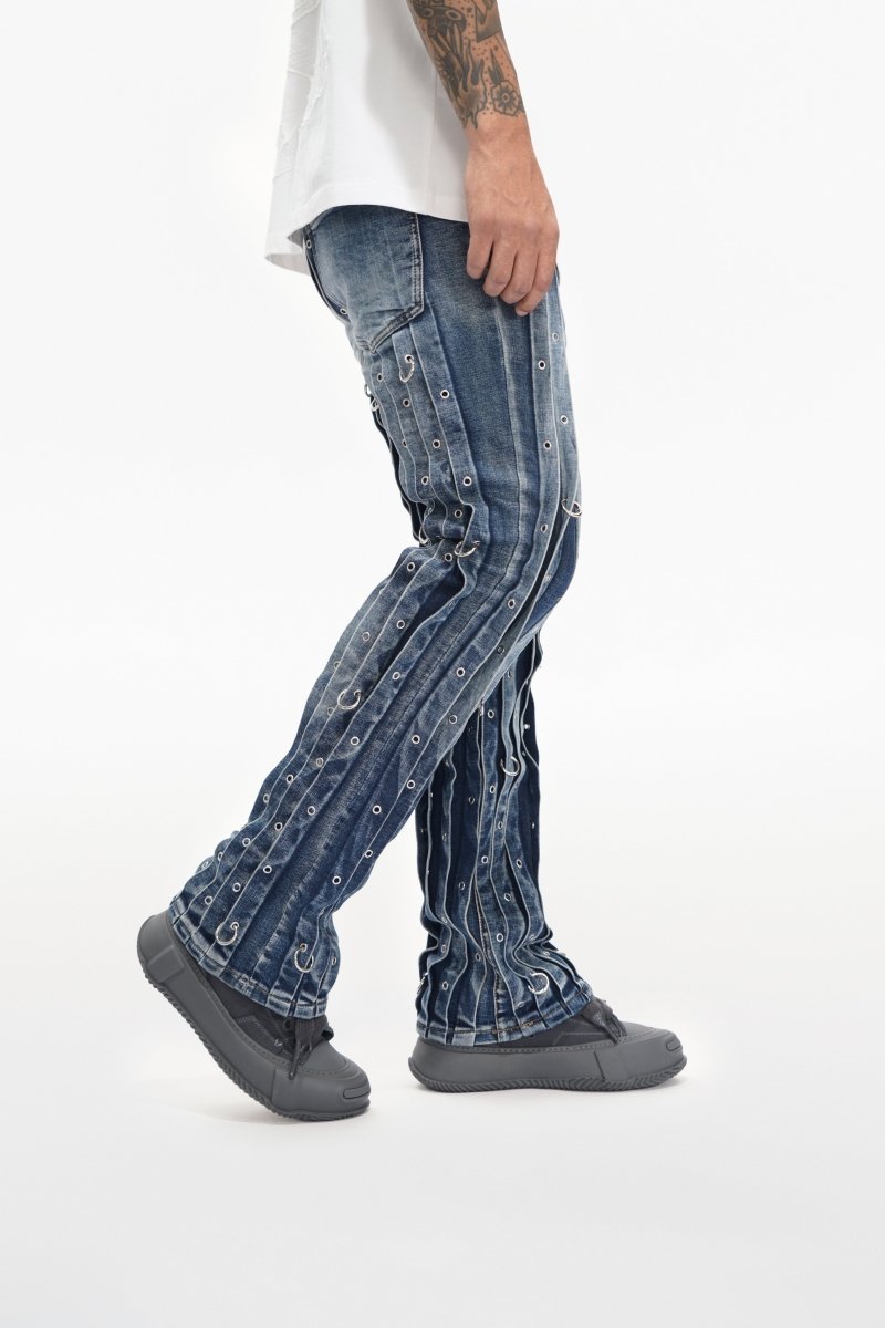 Gravity Blue Washed Stacked - Valabasas