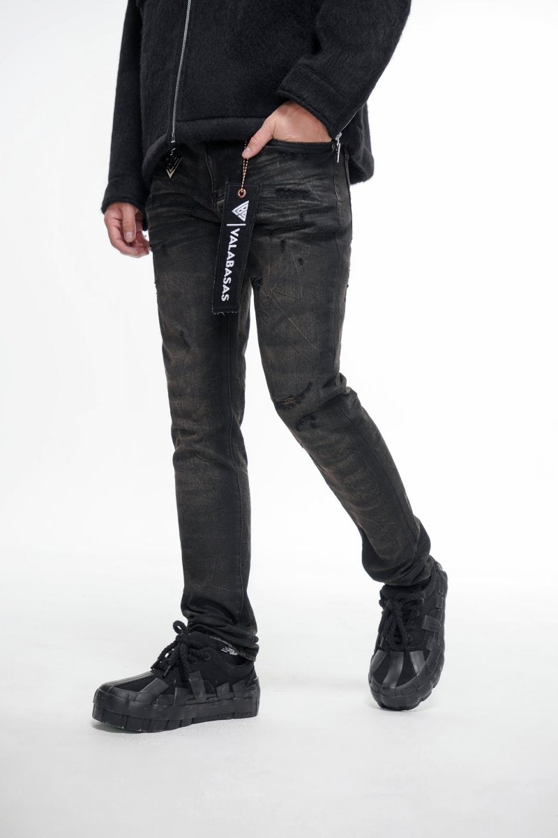 Greed Skinny Black Washed - Valabasas