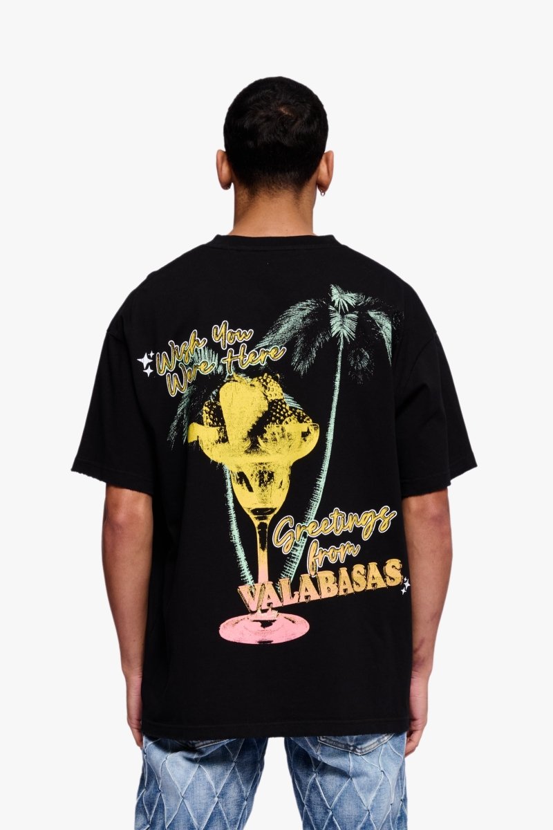 Greetings tee Black - Valabasas