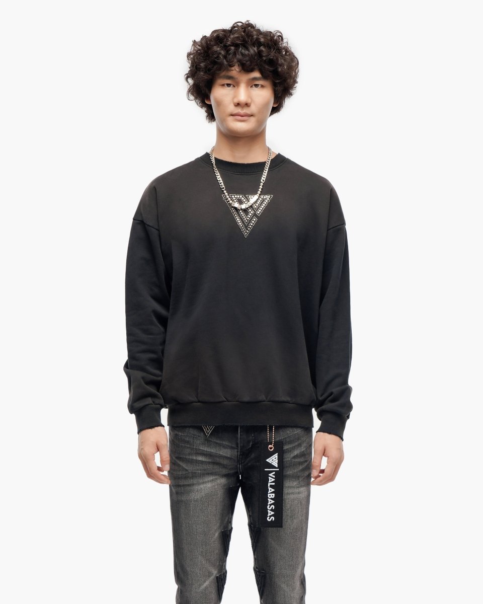 Grizzley Vintage Black Crew - Valabasas