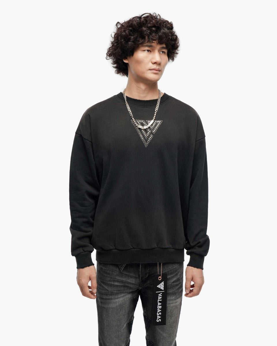 Grizzley Vintage Black Crew - Valabasas