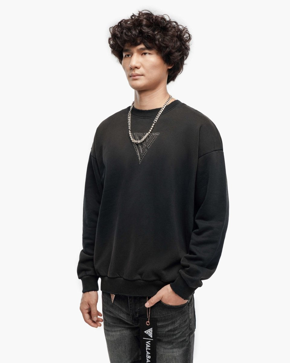 Grizzley Vintage Black Crew - Valabasas