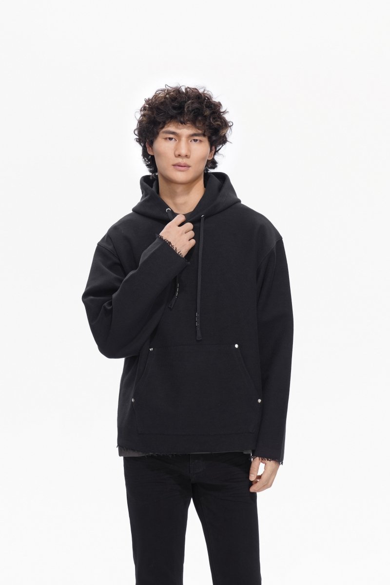 Hand It Hoodie Black - Valabasas