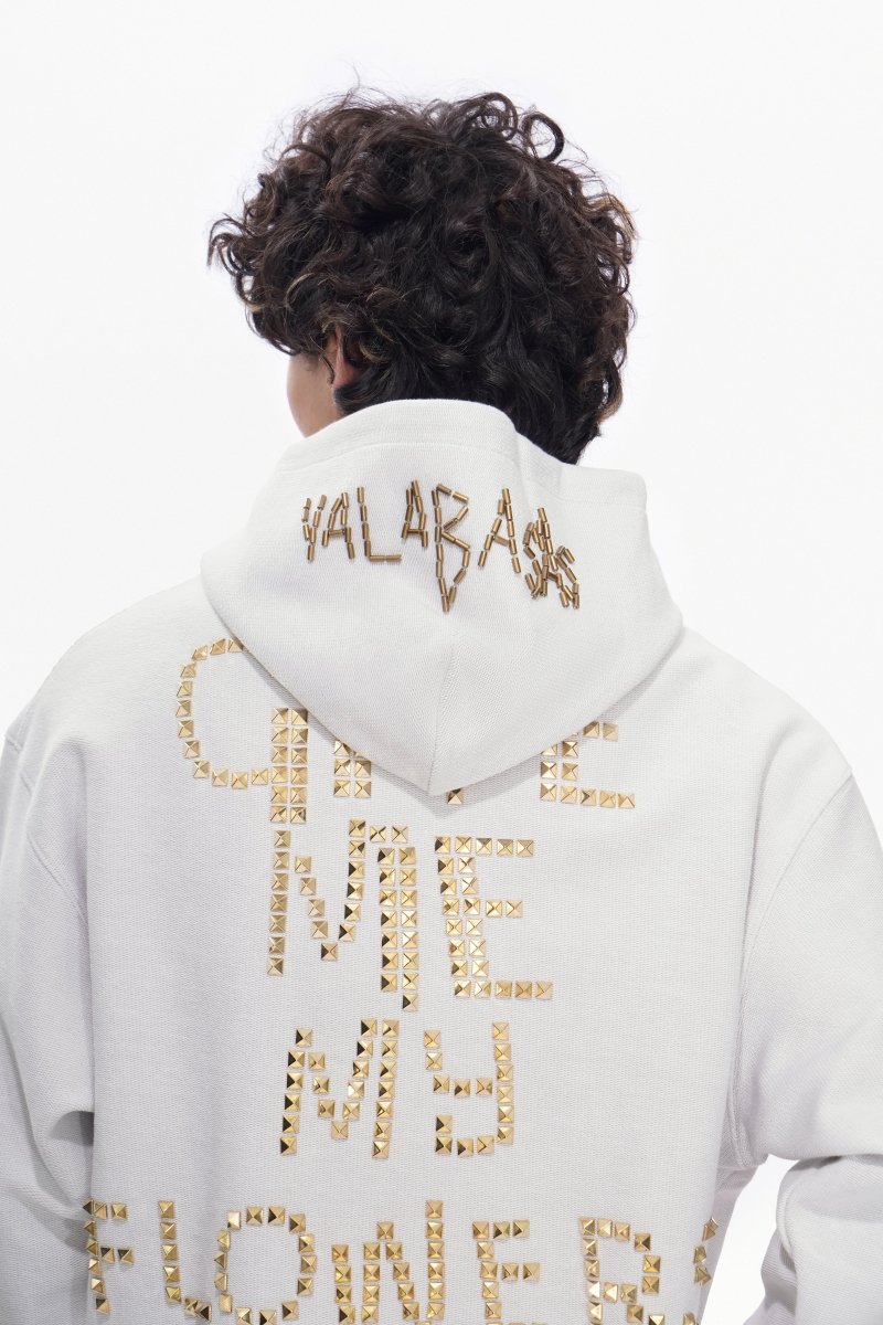 Hand It Hoodie Light Grey - Valabasas