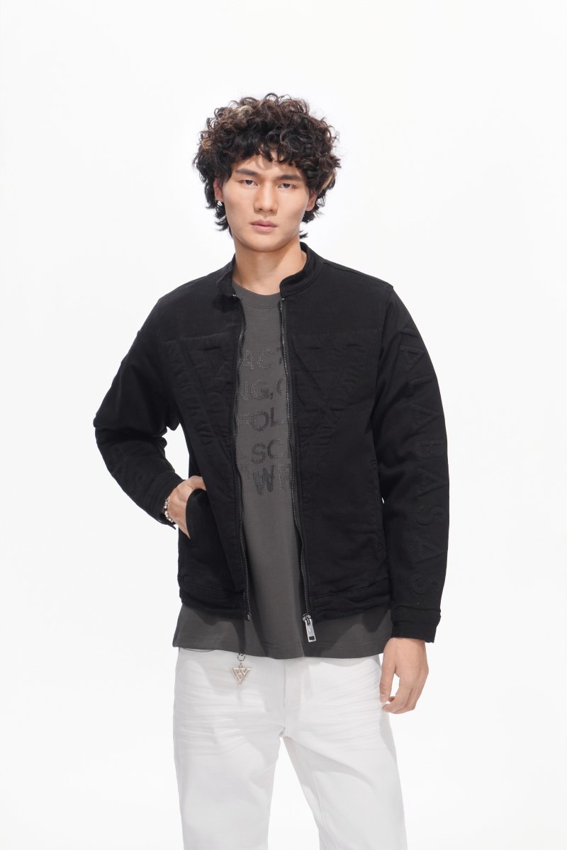 Harley Jet Black Denim Jacket - Valabasas