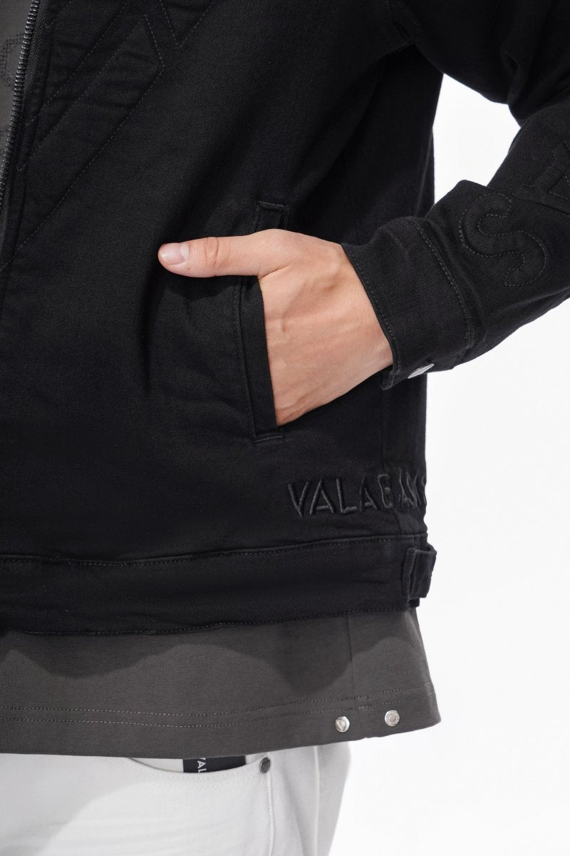 Harley Jet Black Denim Jacket - Valabasas