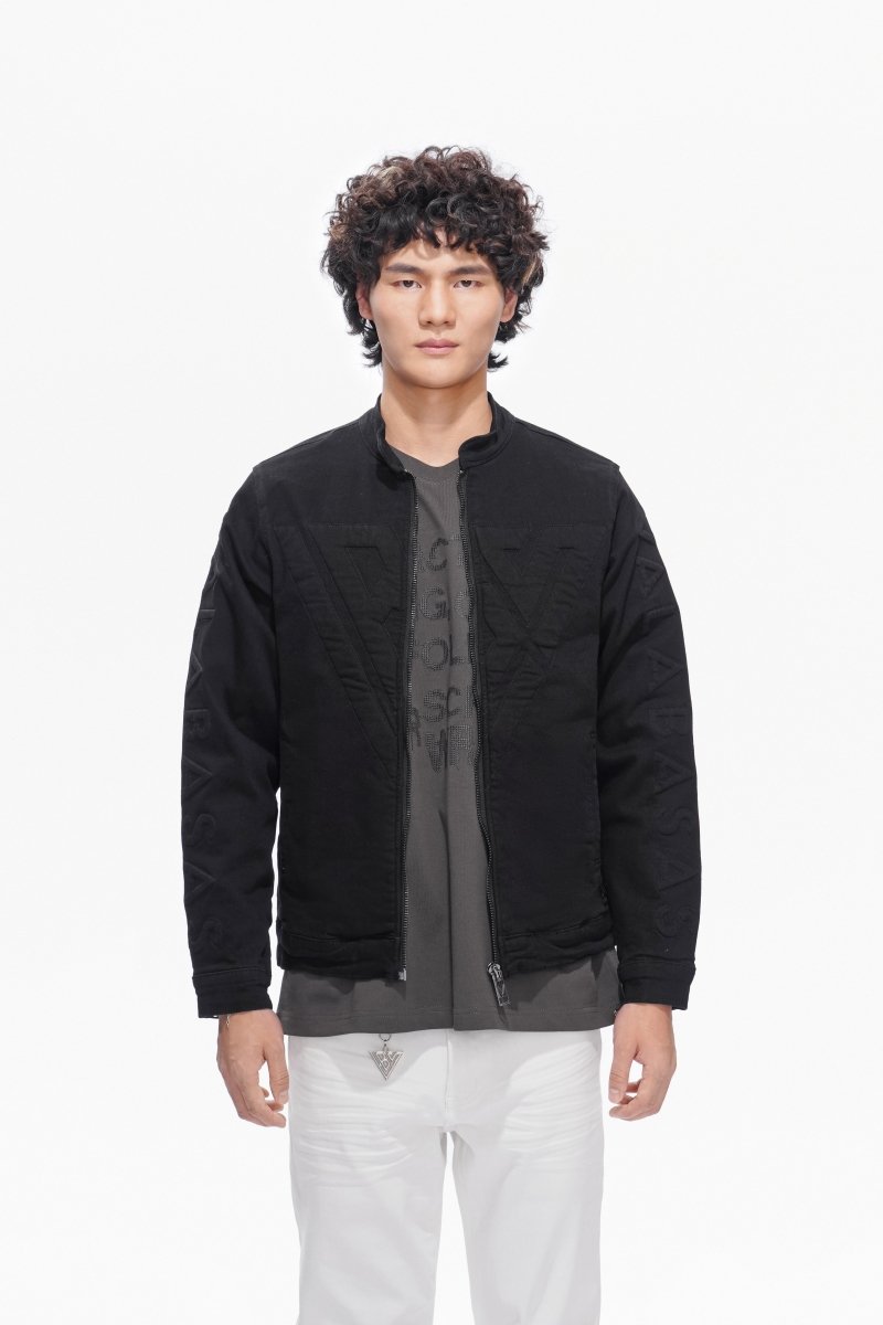 Harley Jet Black Denim Jacket - Valabasas