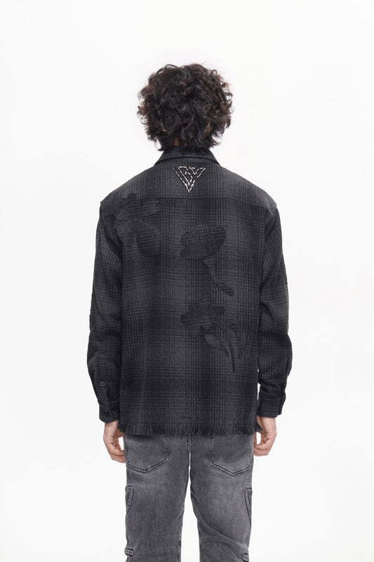 Harvest Black Button Down - Valabasas