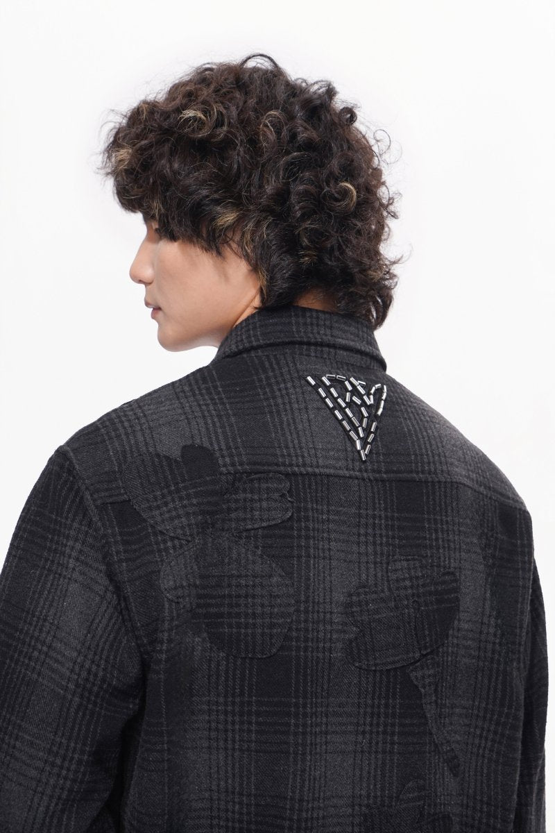 Harvest Black Button Down - Valabasas