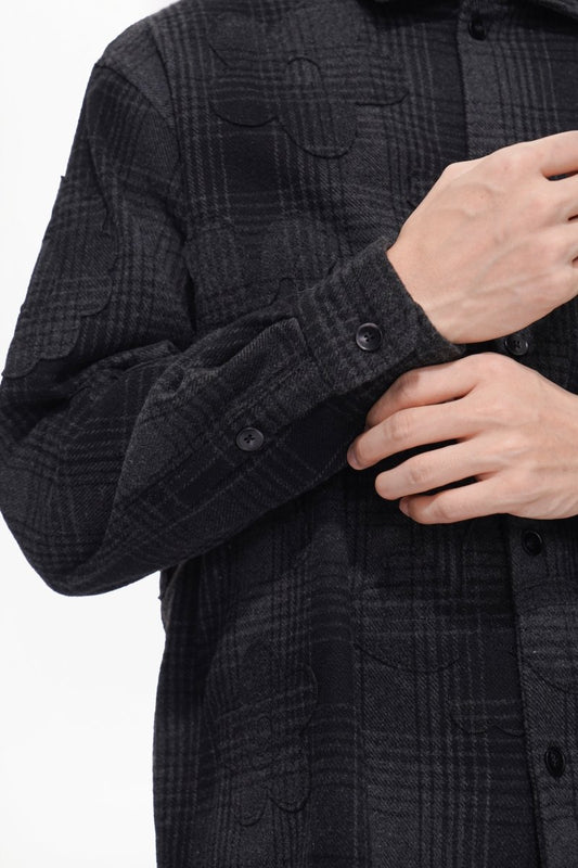 Harvest Black Button Down - Valabasas