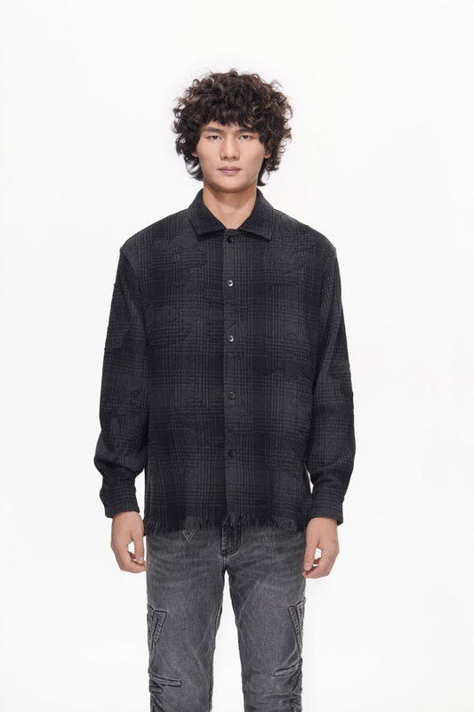 Harvest Black Button Down - Valabasas