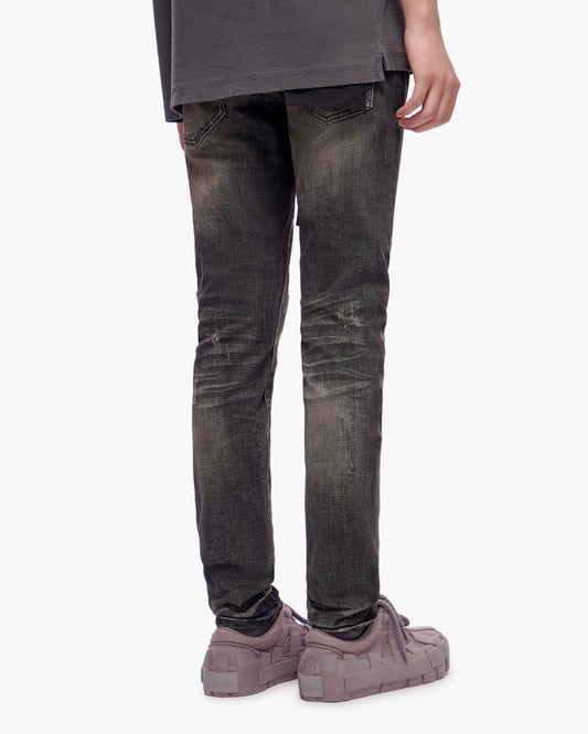 Haste Black Grey Wash Skinny Jeans - Valabasas