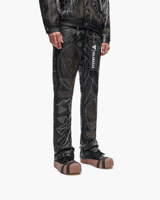 Havoc Vegan Leather Black Stacked - Valabasas