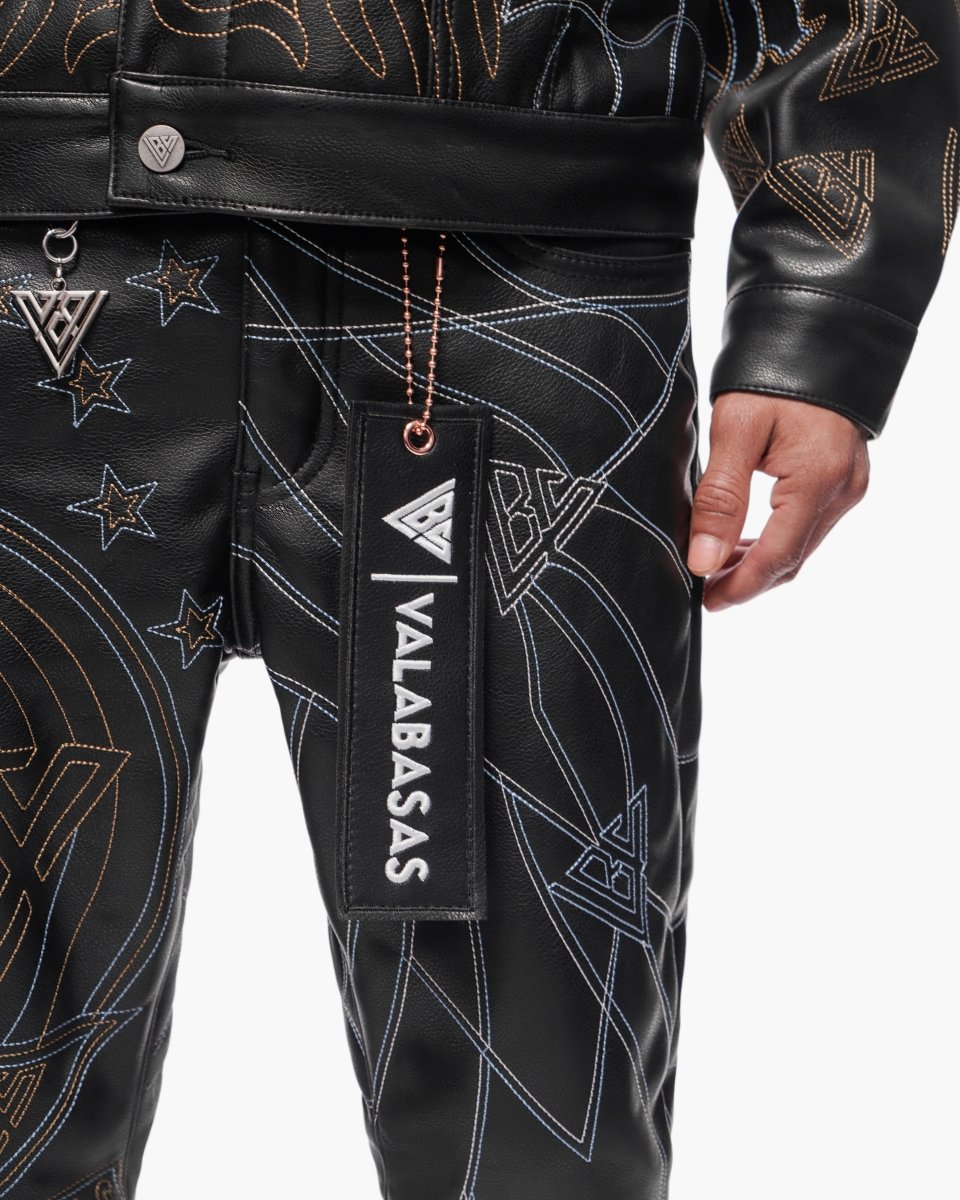 Havoc Vegan Leather Black Stacked – Valabasas