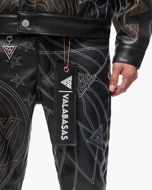 Havoc Vegan Leather Black Stacked - Valabasas