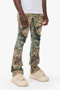 Hazard Forest Camo Stacked Jeans