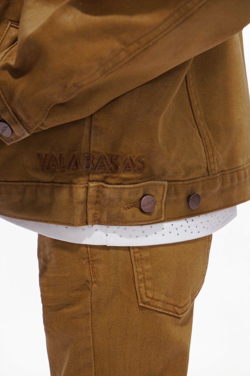 Hideout Kids Brown Waxed Jacket - Valabasas