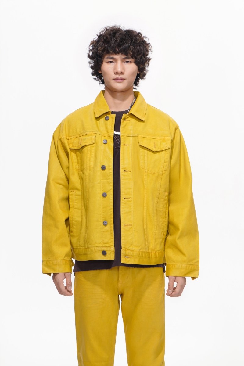 Hideout Yellow Waxed Jacket - Valabasas