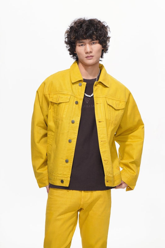 Hideout Yellow Waxed Jacket - Valabasas