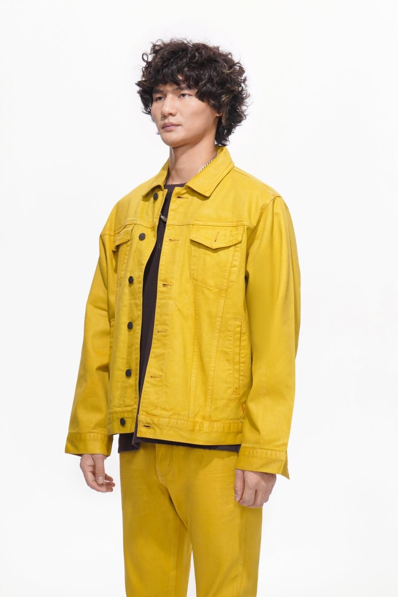 Hideout Yellow Waxed Jacket - Valabasas
