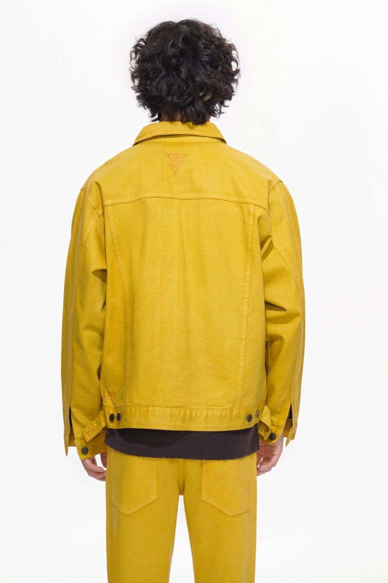 Hideout Yellow Waxed Jacket - Valabasas
