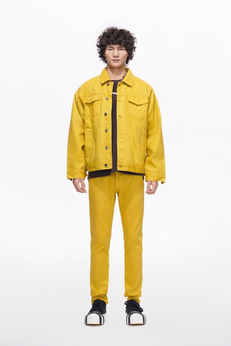 Hideout Yellow Waxed Jacket - Valabasas