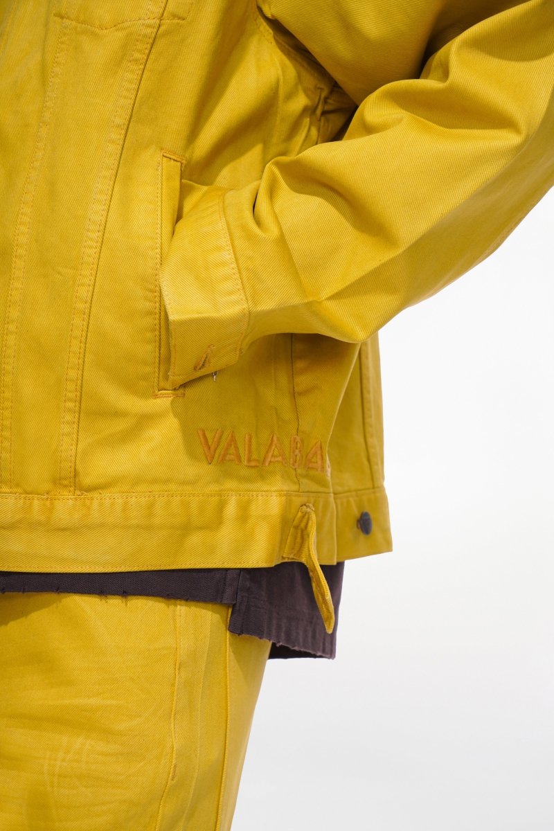 Hideout Yellow Waxed Jacket - Valabasas