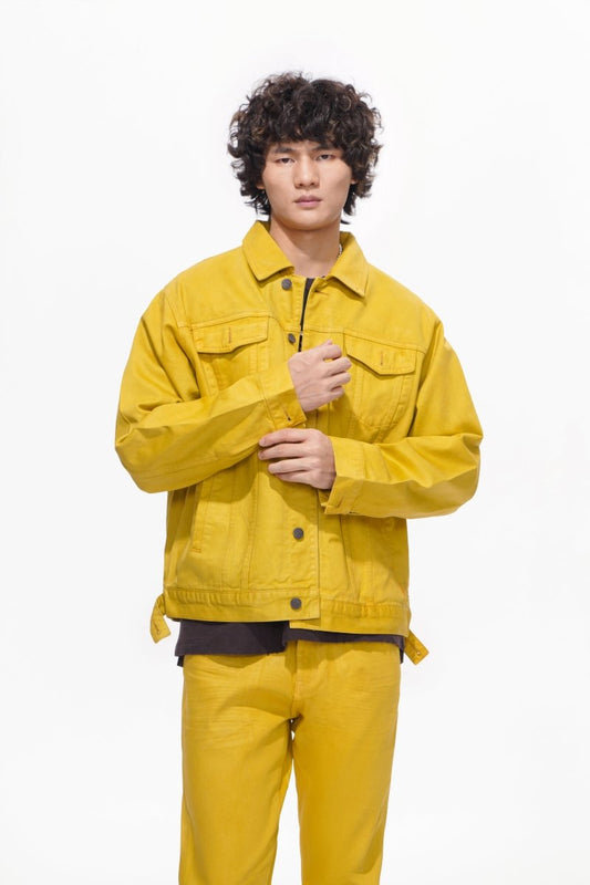 Hideout Yellow Waxed Jacket - Valabasas