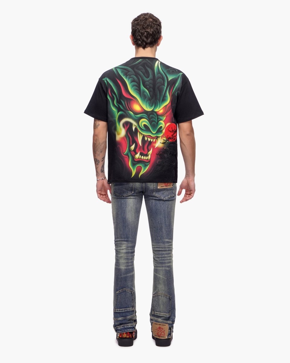 Hikari Stacked Denim Blue Washed - Valabasas