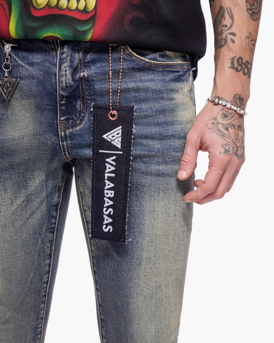 Hikari Stacked Denim Blue Washed - Valabasas
