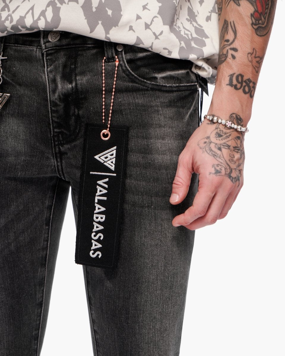 Hikari Stacked Denim Grey Wash - Valabasas