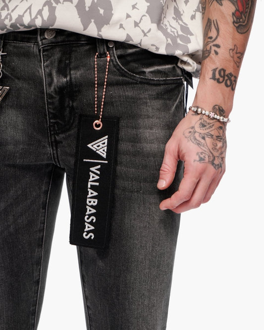 Hikari Stacked Denim Grey Wash - Valabasas