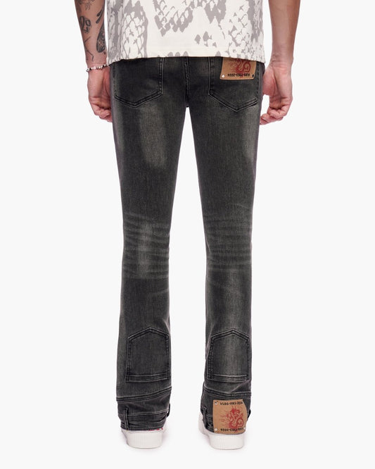 Hikari Stacked Denim Grey Wash - Valabasas