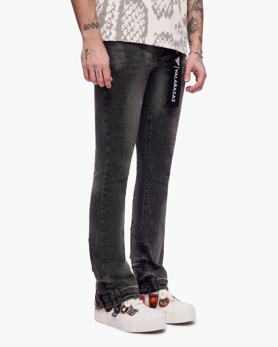Hikari Stacked Denim Grey Wash - Valabasas