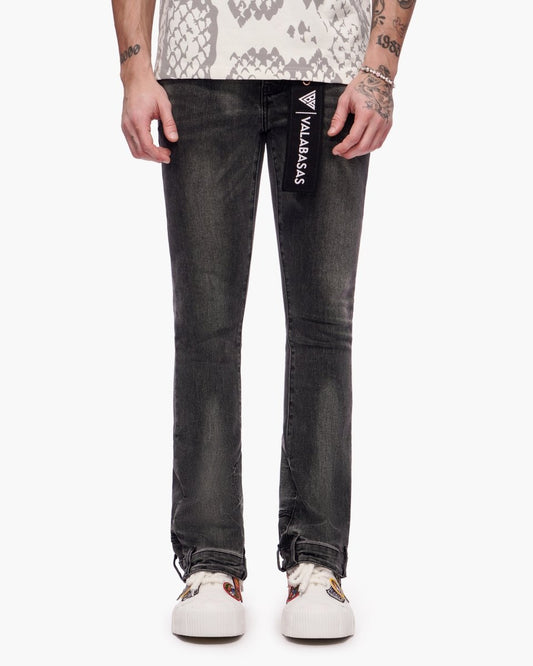 Hikari Stacked Denim Grey Wash - Valabasas