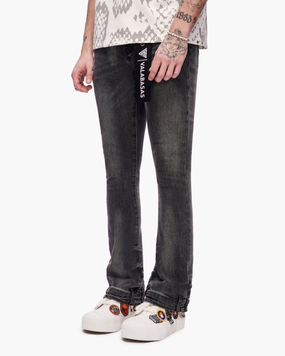 Hikari Stacked Denim Grey Wash - Valabasas