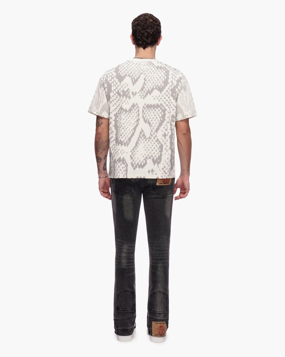 Hikari Stacked Denim Grey Wash - Valabasas