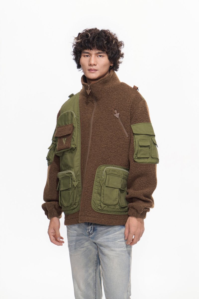 Hike Brown Sherpa Jacket - Valabasas