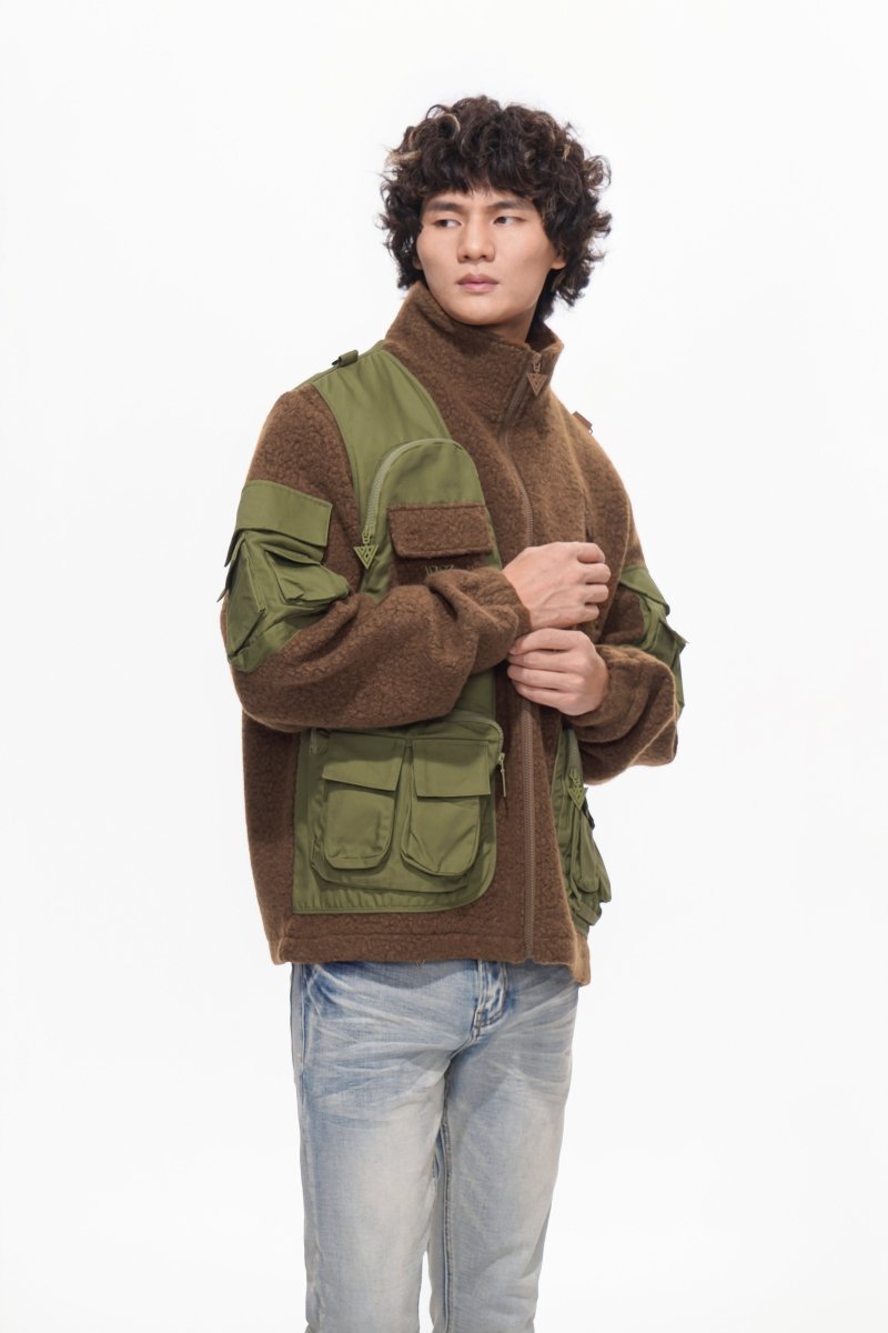 Hike Brown Sherpa Jacket - Valabasas