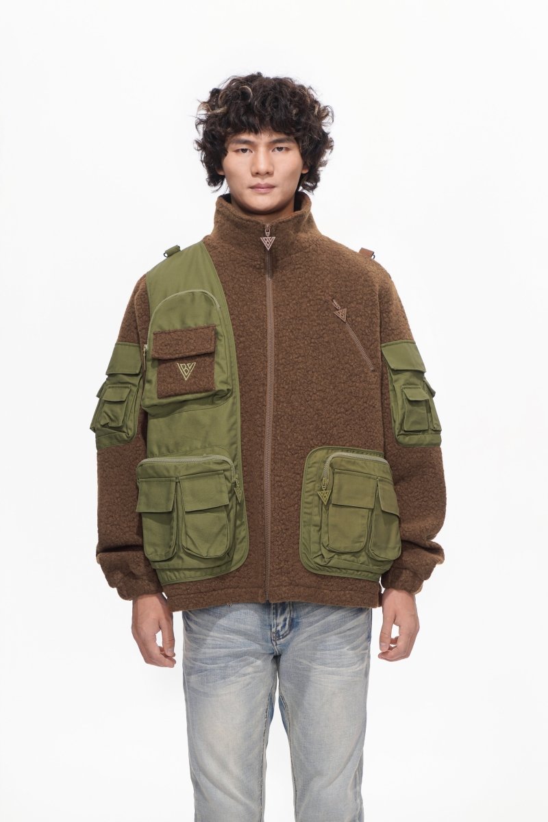 Hike Brown Sherpa Jacket - Valabasas