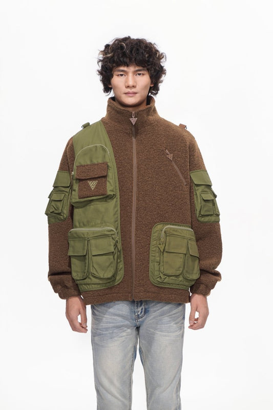 Hike Brown Sherpa Jacket - Valabasas