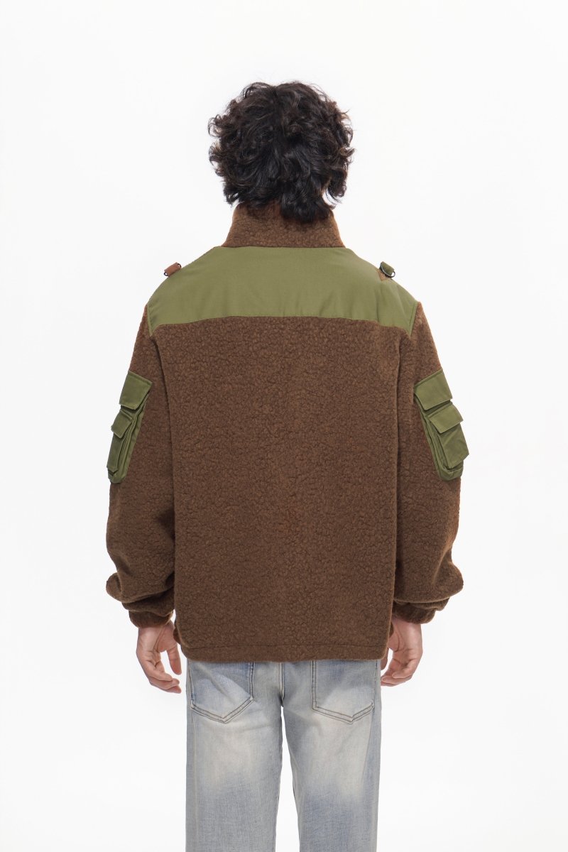 Hike Brown Sherpa Jacket - Valabasas