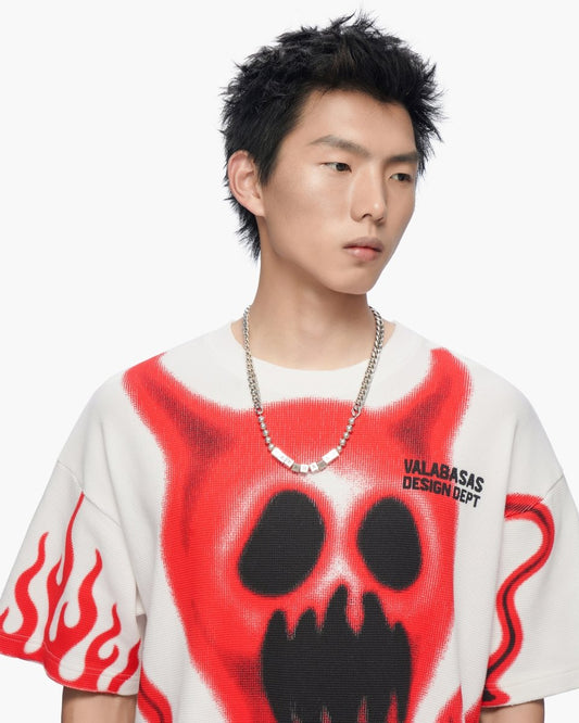 Hotter Than Hot White Thermal Tee - Valabasas
